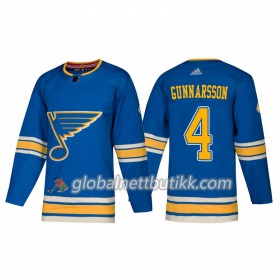 St. Louis Blues Hockeydrakt Carl Gunnarsson 4 Alternate 2018-2019 Adidas Authentic - Herre
